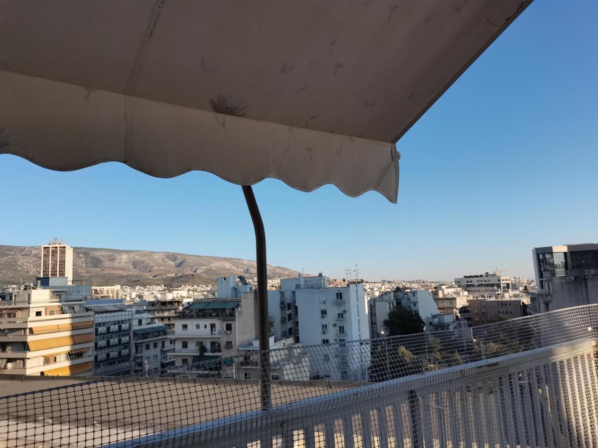Penthouse Spacious W Super Wifi & Terrace, 2 Min From Metro أثينا المظهر الخارجي الصورة