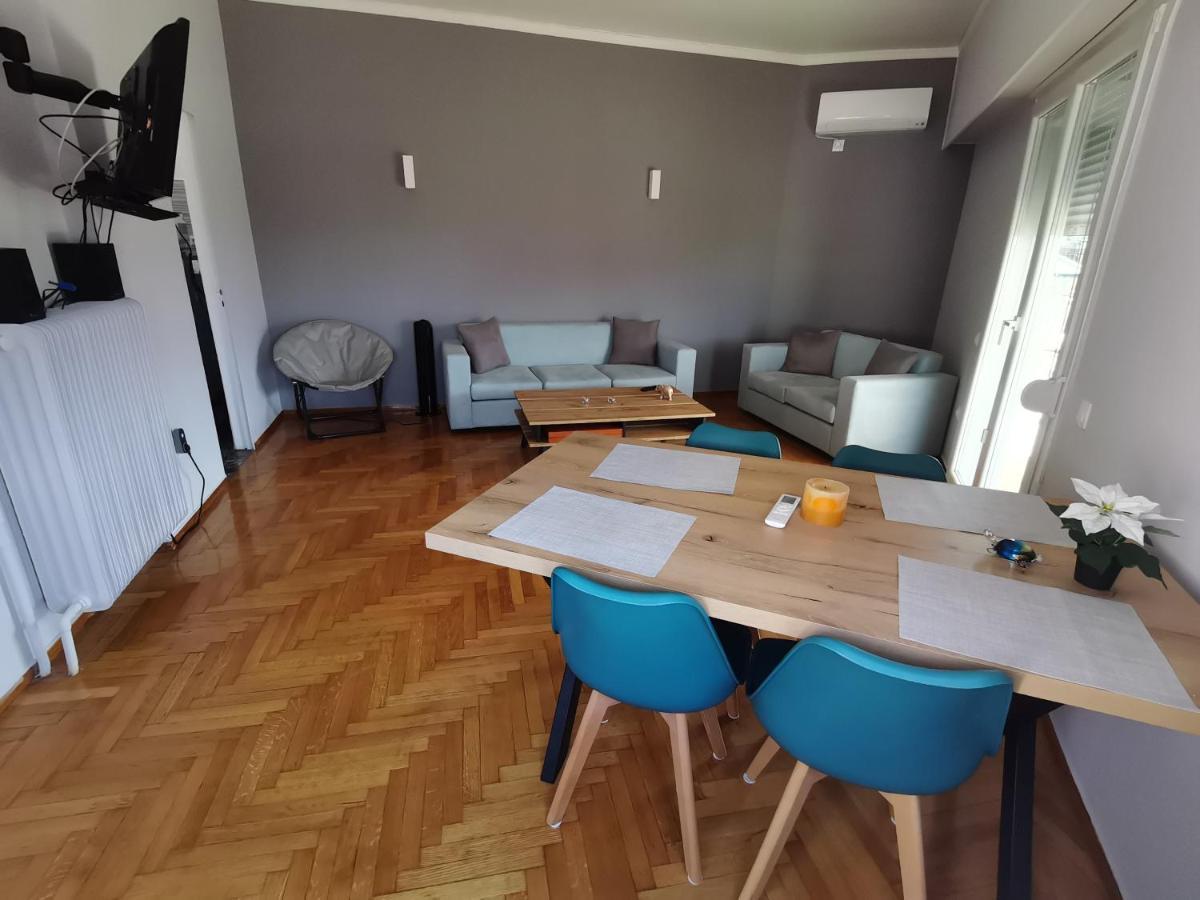 Penthouse Spacious W Super Wifi & Terrace, 2 Min From Metro أثينا المظهر الخارجي الصورة