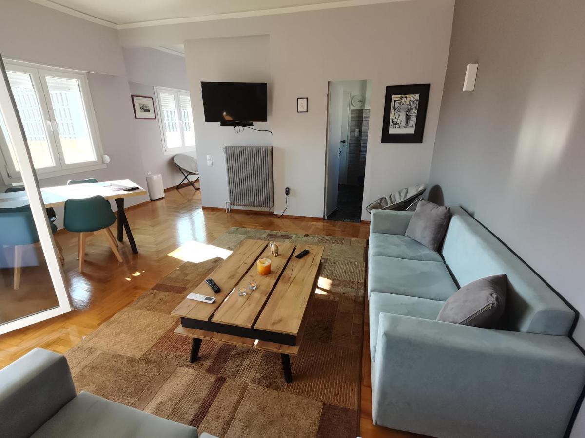 Penthouse Spacious W Super Wifi & Terrace, 2 Min From Metro أثينا المظهر الخارجي الصورة